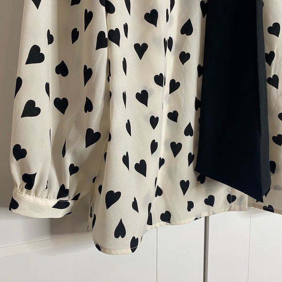 Eloquii Tie Neck Blouse - Picture 3 of 9